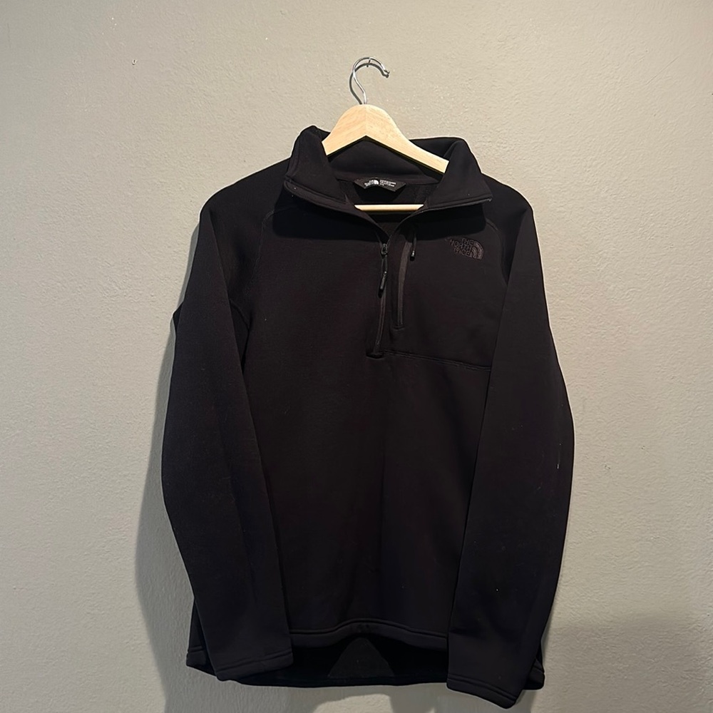 The North Face medium quarter zip polartec fleece